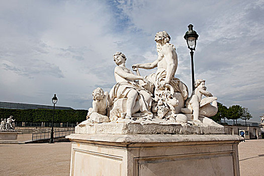 卢浮宫后花园