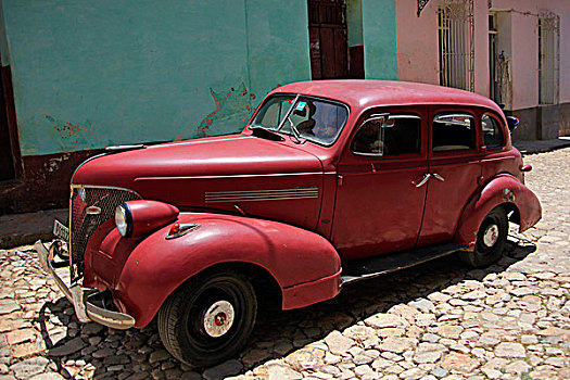 中美洲,古巴,特立尼达,经典,美洲,汽车