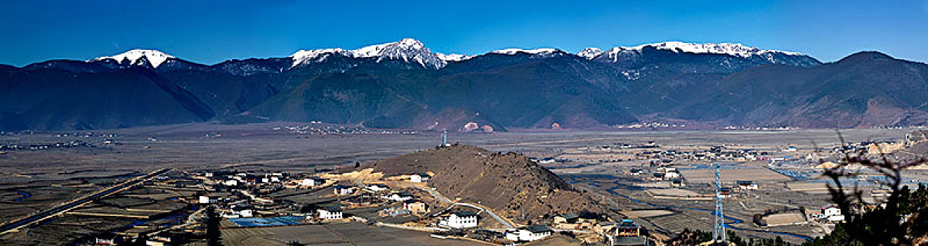 冰川雪山自然景观