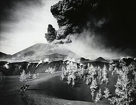 火山,米却阿肯州,墨西哥