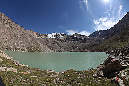 天山蓝色心湖