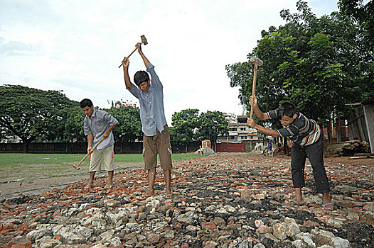 地方特色,学生,大学,工作,交换,教学,达卡,孟加拉,七月,2005年