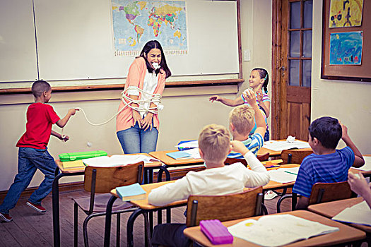 学生,纸,飞机,教师,小学