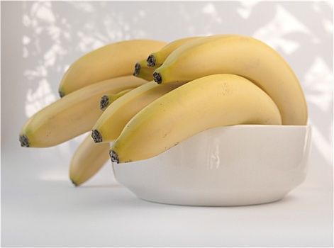 香蕉,白色,碗