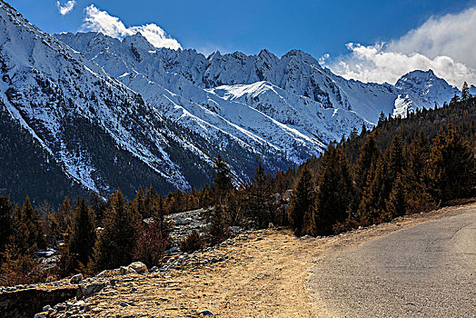 西藏雪山公路