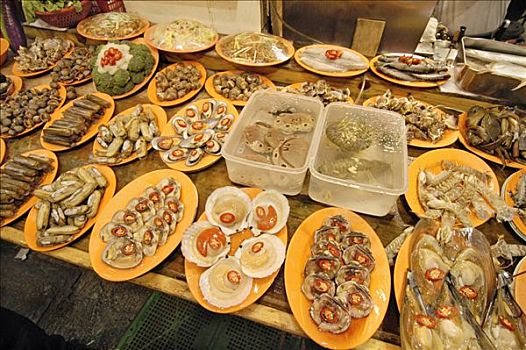 海鲜食品,九龙,香港,中国