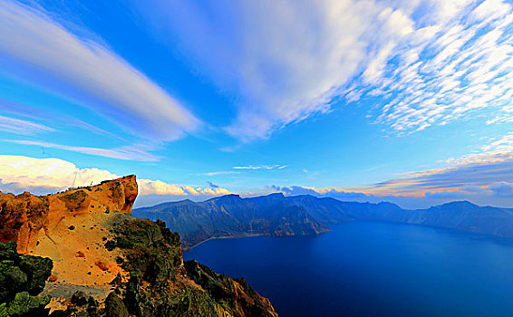 长白山天池全景