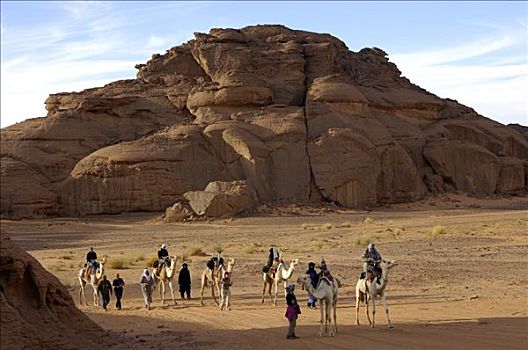 骆驼,跋涉,利比亚