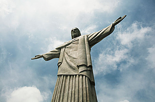 耶稣,救世主,雕塑,耶稣山,树林,国家公园,里约热内卢,巴西