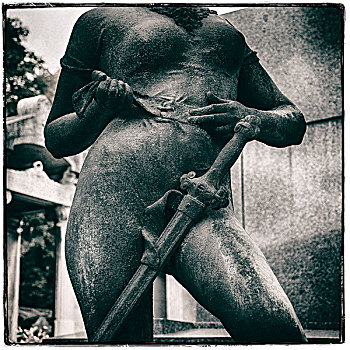 女性,战士,雕塑
