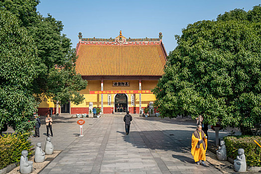 长沙古开福寺－佛殿,钟鼓楼,古银杏,佛塔