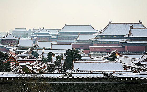 故宫雪景