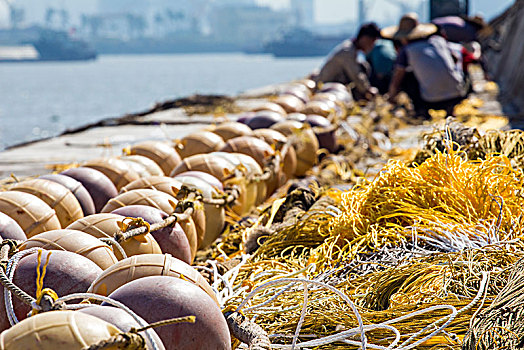 捕鱼渔网浮球