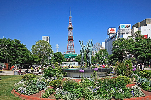 大通公园,札幌,电视塔