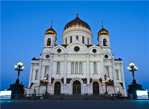 大教堂,耶稣,光亮,黎明,莫斯科,俄罗斯
