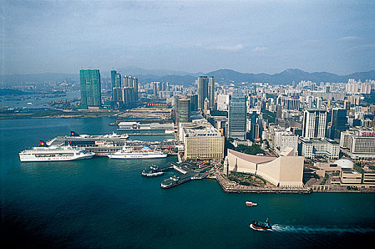 香港回归十周年图片展览维港风景
