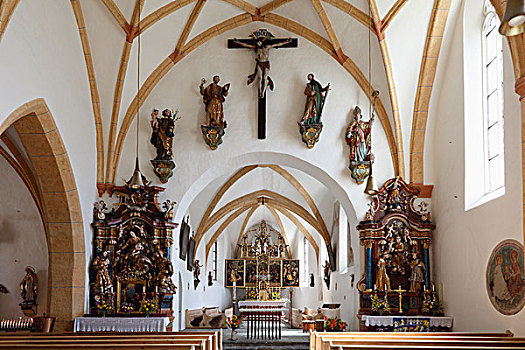 教区,教堂,伦高,萨尔茨堡州,萨尔茨堡,奥地利,欧洲