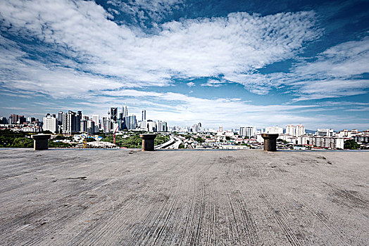 空,水泥地,城市,现代