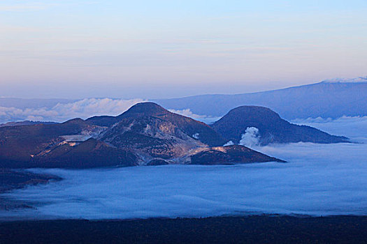 湖,观测,黎明