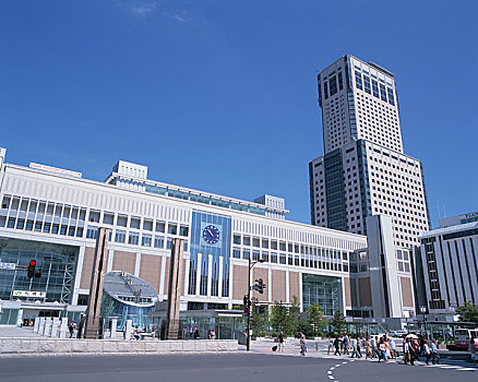 札幌,车站,塔