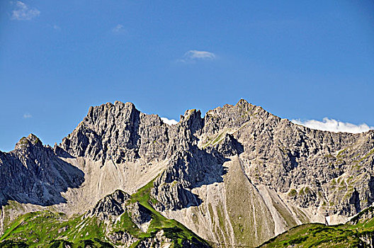 山,阿尔卑斯山,巴伐利亚,德国,欧洲