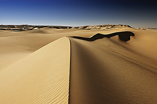 荒漠景观,沙丘,利比亚沙漠,埃及