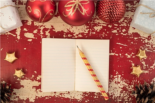 圣诞贺卡,背景,笔记本,模版