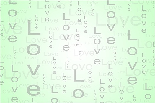 爱情,文字,背景,淡绿色,彩色