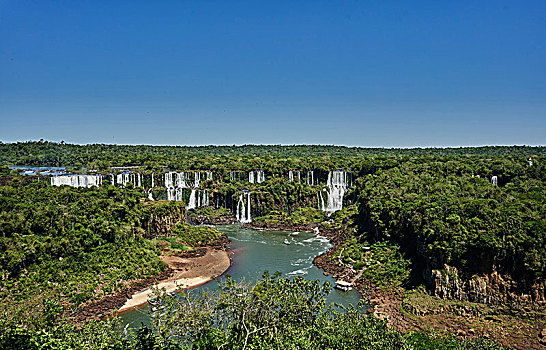 伊瓜苏,瀑布,巴西,南美