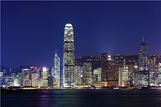 夜景,香港