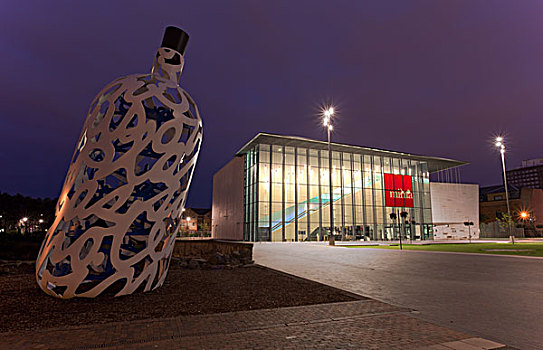 英格兰,北约克郡,现代艺术,地标建筑,设计,箱式货车,建筑师,打开,2007年