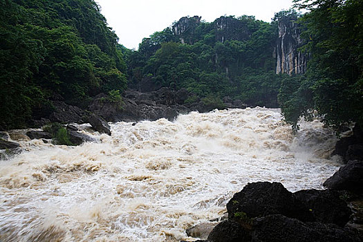 贵州,黄果树,银链坠滩