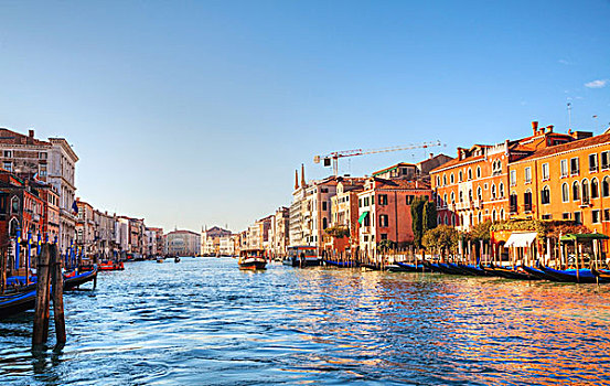 风景,大,运河,威尼斯,意大利