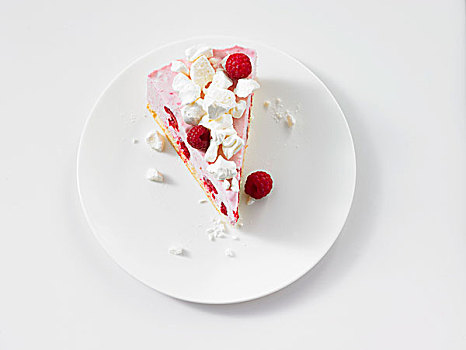 树莓,奶油蛋糕