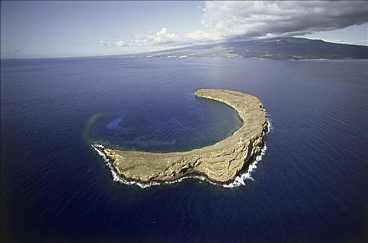莫洛基尼岛,火山口,毛伊岛