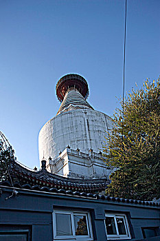 庙宇,白塔,北京,中国