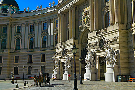 国家图书馆,霍夫堡,皇宫,复杂,维也纳,奥地利