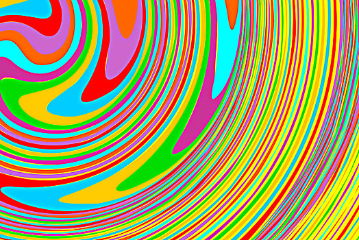 色彩缤纷,扭曲图案抽象背景