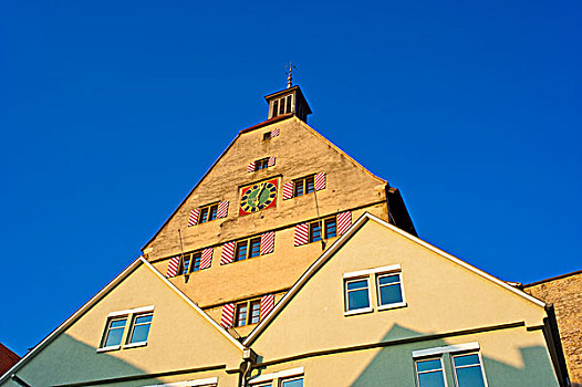 市政厅,比希海姆,巴登符腾堡,德国,欧洲