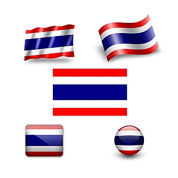 泰国,旗帜,象征