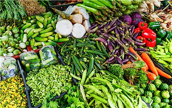 蔬菜,食品市场