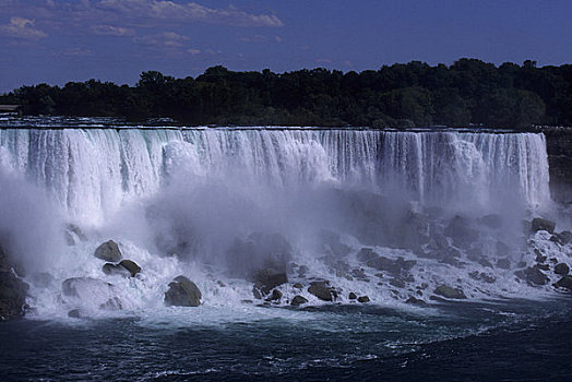 加拿大,安大略省,尼亚加拉瀑布,美洲瀑布