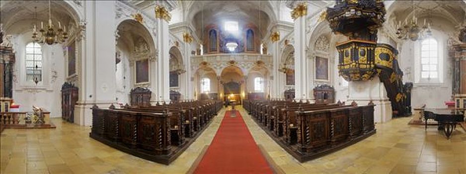 内景,教堂,历史,大教堂,林茨,上奥地利州,欧洲
