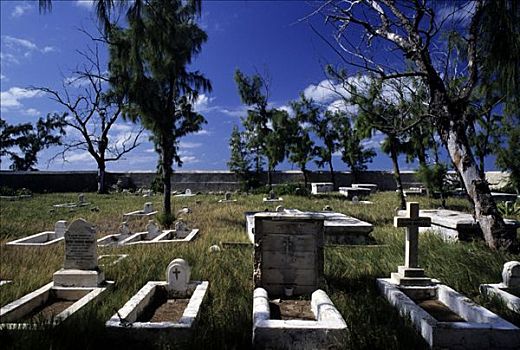 墓地,盐,特克斯和凯科斯群岛,巴哈马,加勒比海