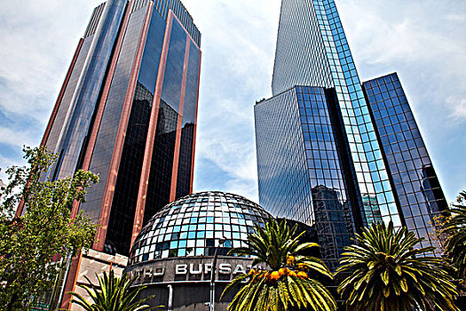 墨西哥,证券交易所,建筑,墨西哥城