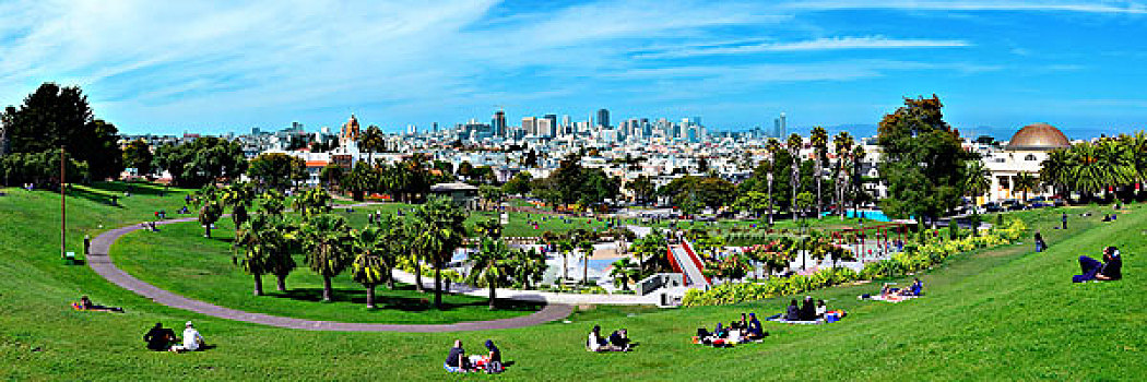 旧金山,五月,公园,全景,大城市,加利福尼亚,美国