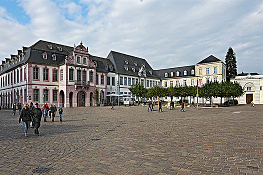 大教堂广场,莱茵兰普法尔茨州,德国,欧洲