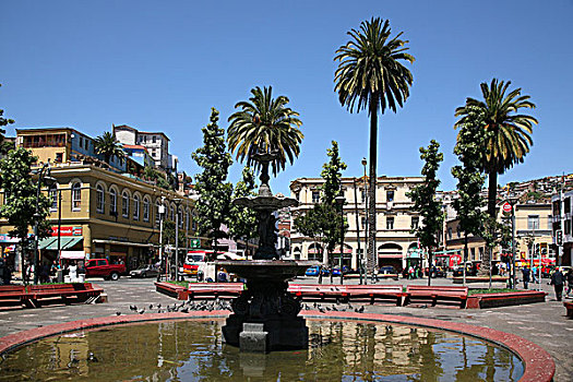 智利,瓦尔帕莱索,广场