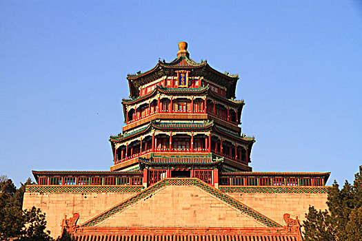 北京頤和園佛香閣