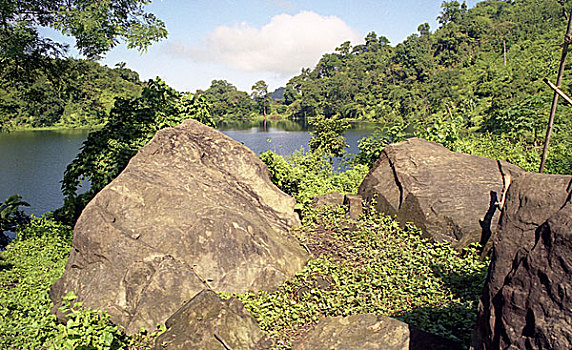 美景,湖,山,孟加拉,2005年